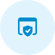 Security operations - graphic icon